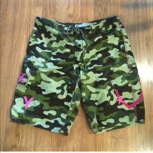 Roxy camo board shorts size9